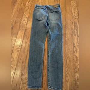 Mavi Lucy Super High Rise Super Skinny Denim Blue Jeans Mid Wash Womens 25/28